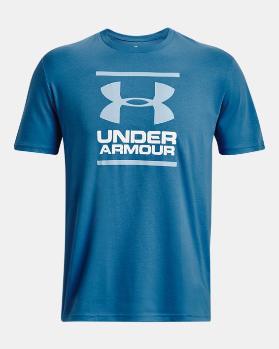 Men's UA GL Foundation Short Sleeve T-Shirt in Blue image number 4